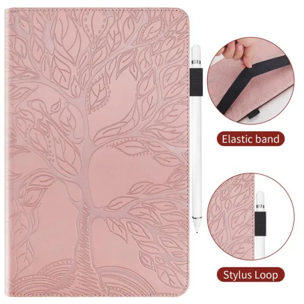 ART TREE Zaklápací obal pre Samsung Galaxy Tab S11 ružový