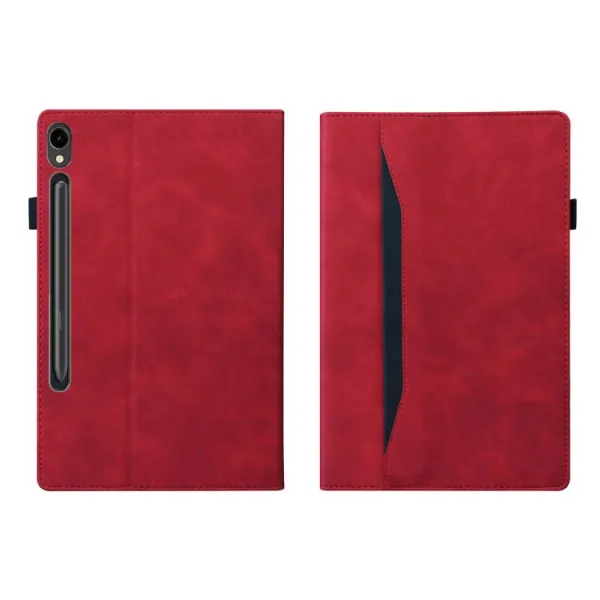 FLATY Zaklápacie puzdro pre Samsung Galaxy Tab S10 FE+ červené