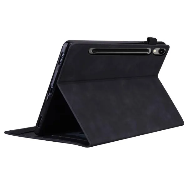 FLATY Zaklápacie puzdro pre Samsung Galaxy Tab S10 FE+ čierne