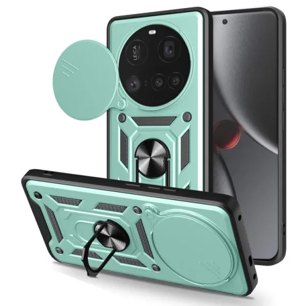 RING CAMERA Kryt s držiakom pre Xiaomi 15 Ultra zelený