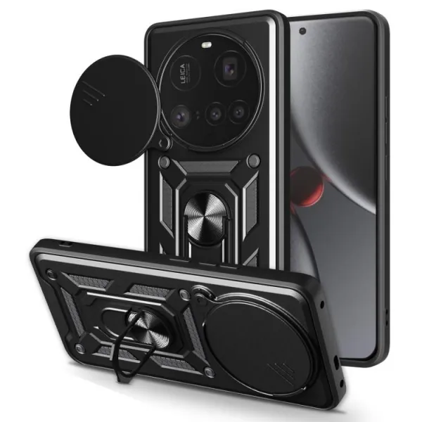 RING CAMERA Kryt s držiakom pre Xiaomi 15 Ultra čierny