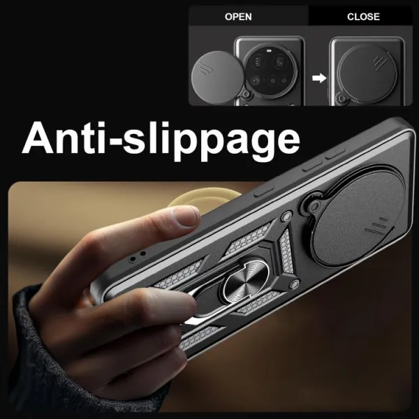 RING CAMERA Kryt s držiakom pre Xiaomi 15 Ultra zelený
