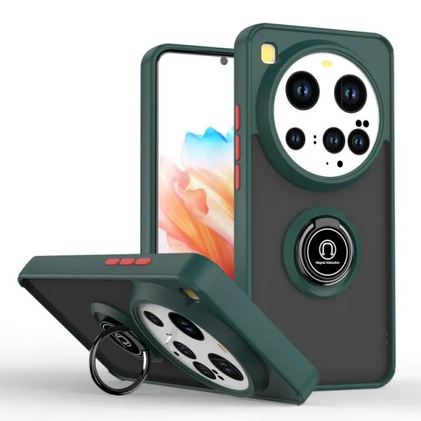 SHADOW Ochranný kryt s držiakom Xiaomi 15 Ultra tmavozelený