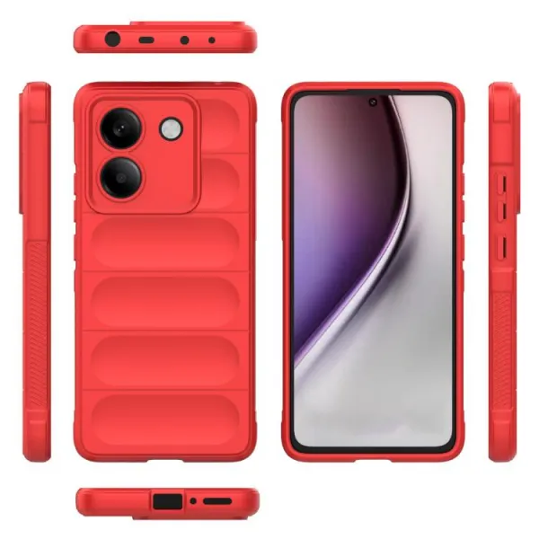 STEPS Ochranný kryt pre Xiaomi Poco M7 Pro 5G červený