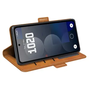 SIDE Peňaženkové puzdro pre Nothing Phone (3a) Pro svetlohnedé