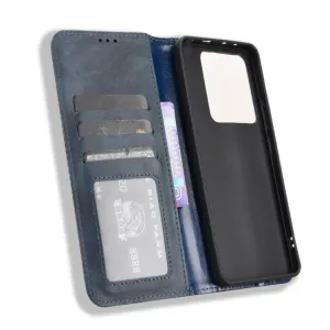BUSINESS Peňaženkové puzdro pre Xiaomi Poco M7 Pro 5G modré