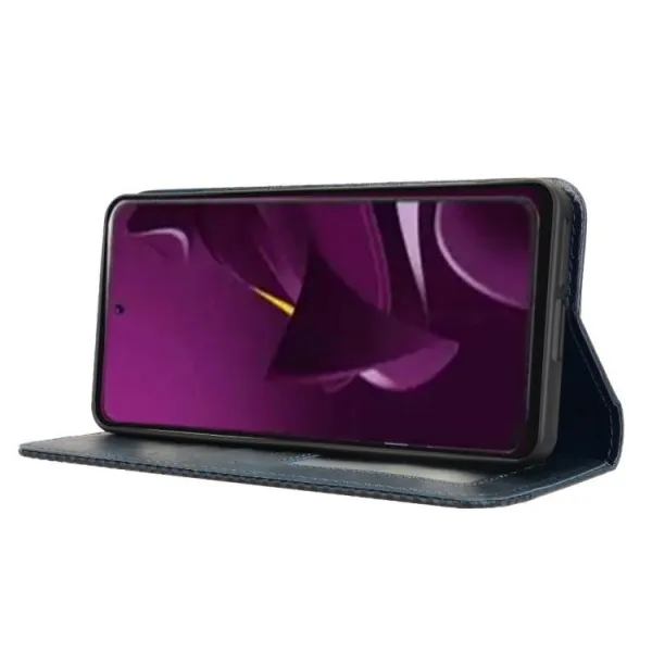 BUSINESS Peňaženkové puzdro pre Xiaomi Poco M7 Pro 5G modré