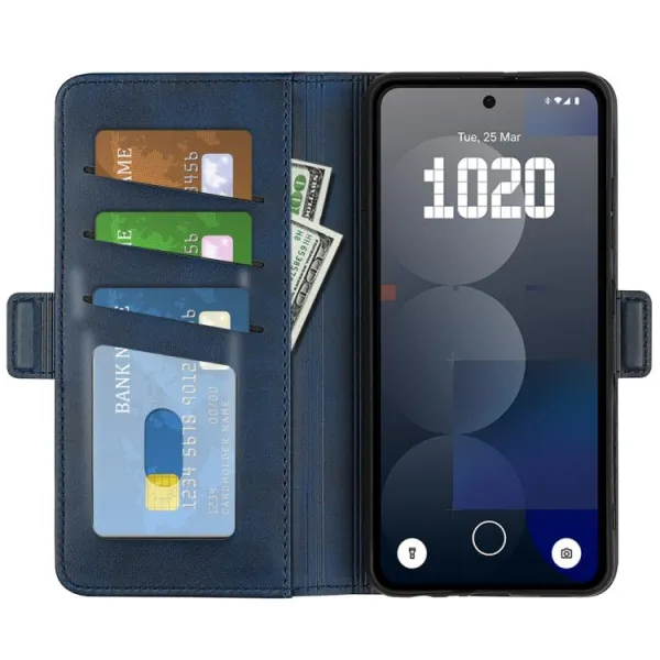 SIDE Peňaženkové puzdro pre Nothing Phone (3a) Pro modré