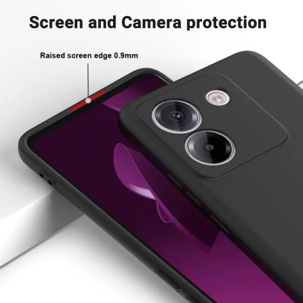 RUBBER Ochranný obal pre Xiaomi Poco M7 Pro 5G čierny