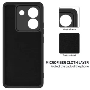RUBBER Ochranný obal pre Xiaomi Poco M7 Pro 5G čierny