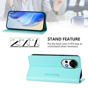 RINA Zaklápacie puzdro pre Huawei Nova 13 svetlomodré
