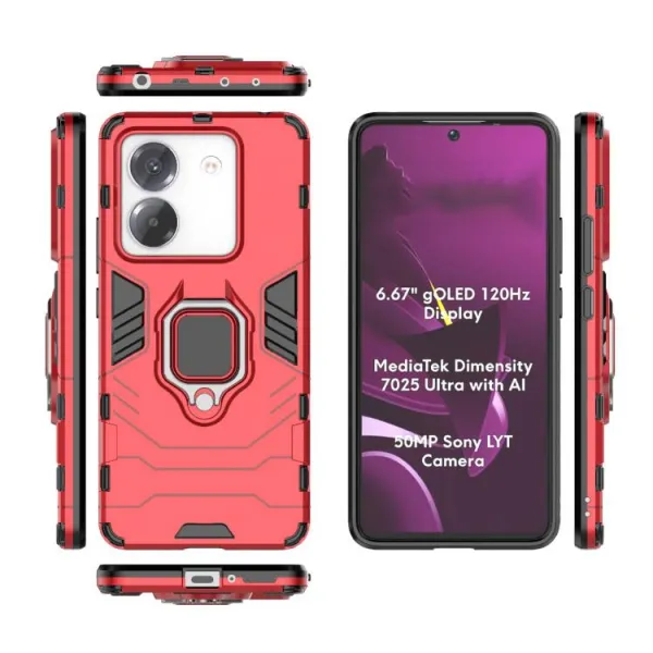 STRONG Ochranný kryt Xiaomi Poco M7 Pro 5G červený