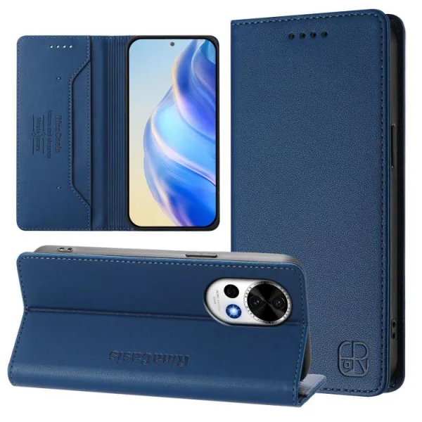 RINA Zaklápacie puzdro pre Huawei Nova 13 tmavomodré