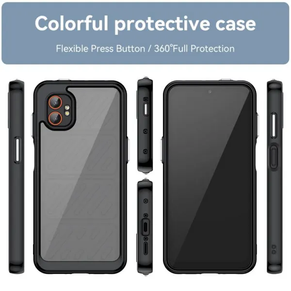 CRYSTAL Ochranný kryt pre Samsung Galaxy Xcover 7 Pro čierny