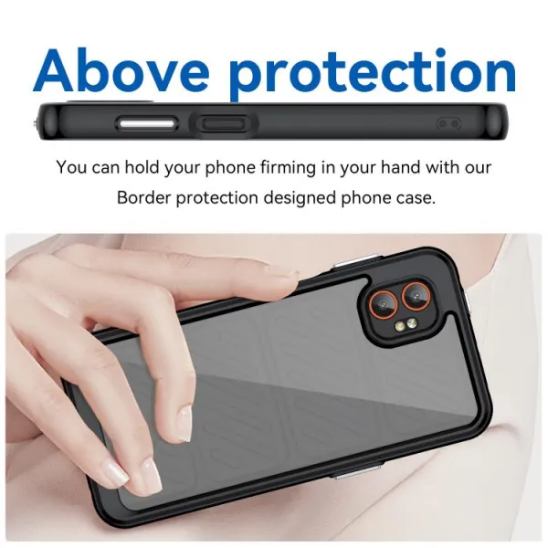 CRYSTAL Ochranný kryt pre Samsung Galaxy Xcover 7 Pro čierny