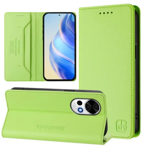 RINA Zaklápacie puzdro pre Huawei Nova 13 svetlozelené