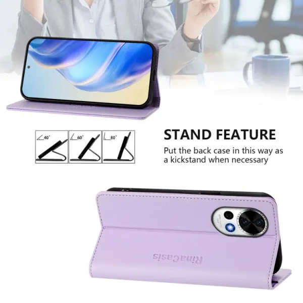 RINA Zaklápacie puzdro pre Huawei Nova 13 svetlofialové