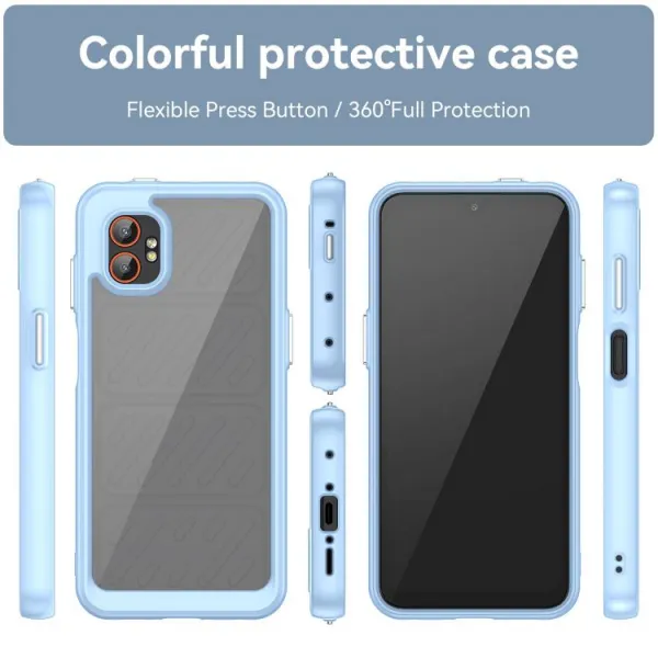 CRYSTAL Ochranný kryt pre Samsung Galaxy Xcover 7 Pro modrý