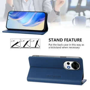 RINA Zaklápacie puzdro pre Huawei Nova 13 tmavomodré
