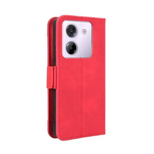 SLOT Peňaženkový obal pre Xiaomi Poco M7 Pro 5G červený