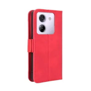 SLOT Peňaženkový obal pre Xiaomi Poco M7 Pro 5G červený