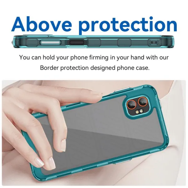 CRYSTAL Ochranný kryt pre Samsung Galaxy Xcover 7 Pro tyrkysový