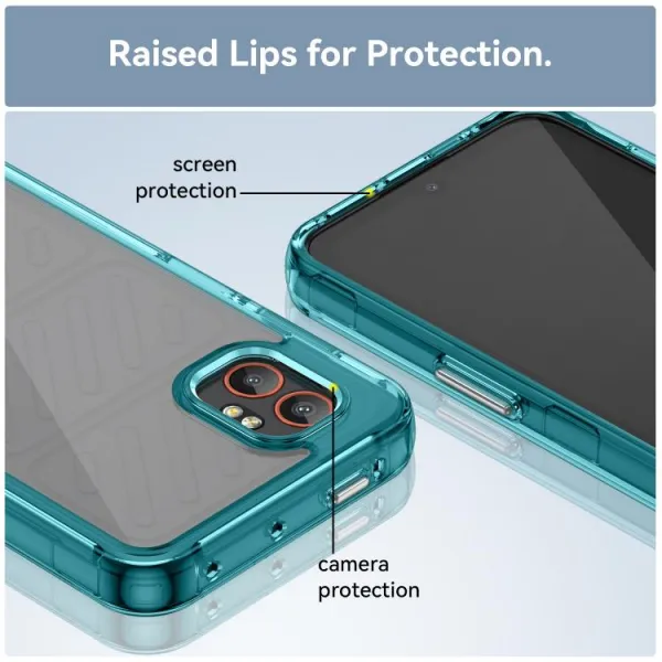 CRYSTAL Ochranný kryt pre Samsung Galaxy Xcover 7 Pro tyrkysový