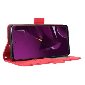SLOT Peňaženkový obal pre Xiaomi Poco M7 Pro 5G červený