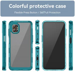 CRYSTAL Ochranný kryt pre Samsung Galaxy Xcover 7 Pro tyrkysový