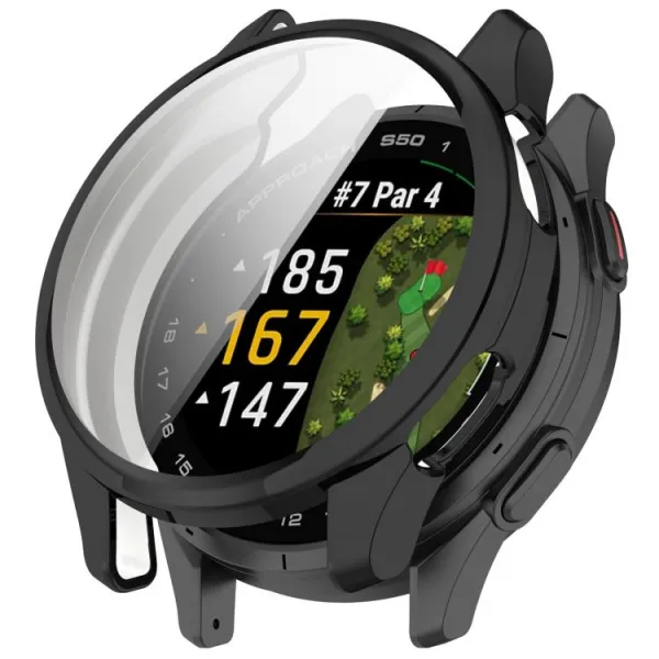 TPU FULL COVER Kryt pre Garmin Approach S50 čierny