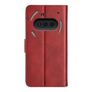 SIDE Peňaženkové puzdro pre Nothing Phone (3a) červené