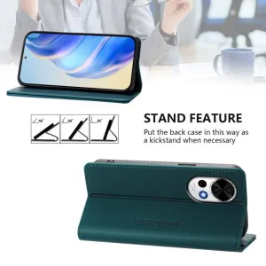 RINA Zaklápacie puzdro pre Huawei Nova 13 tmavozelené