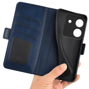 SIDE Peňaženkové puzdro pre Xiaomi Poco M7 Pro 5G modré