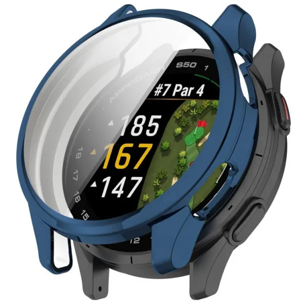 TPU FULL COVER Kryt pre Garmin Approach S50 modrý