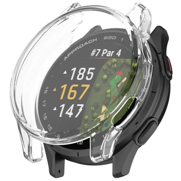 TPU FULL COVER Kryt pre Garmin Approach S50 priehľadný
