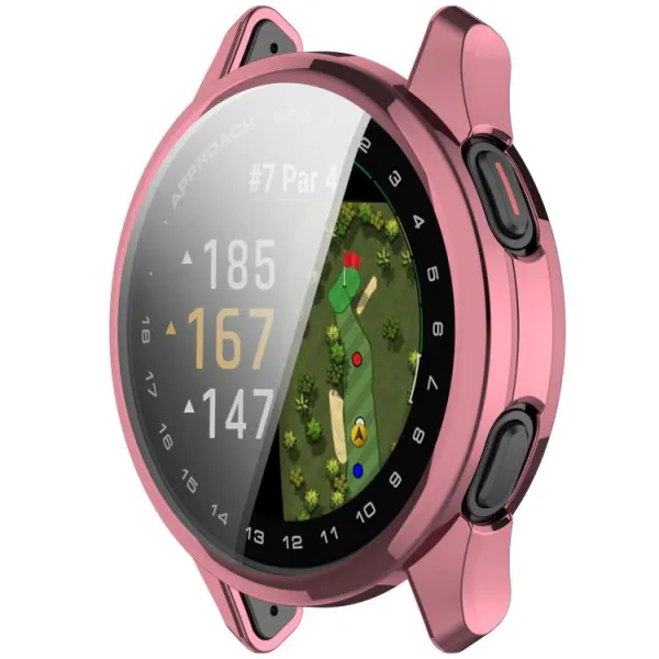 TPU FULL COVER Kryt pre Garmin Approach S50 ružový