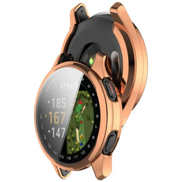 TPU FULL COVER Kryt pre Garmin Approach S50 ružovo-zlatý