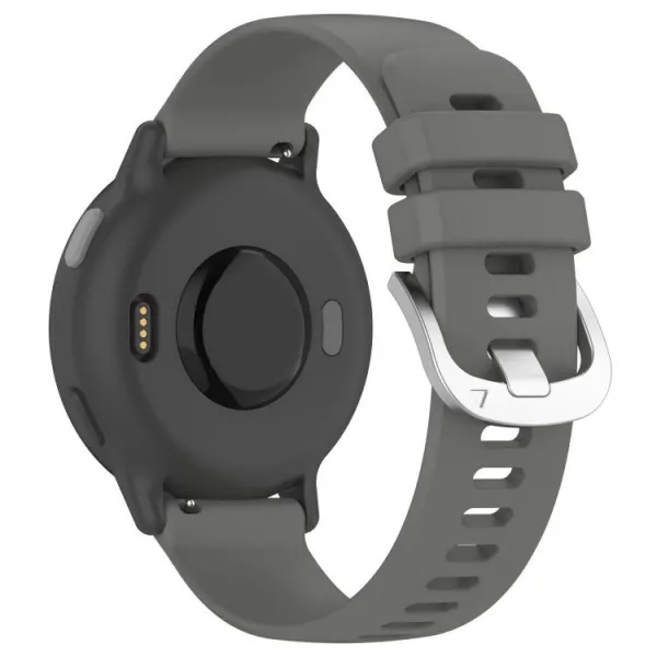 SILICONE Vymeniteľný remienok pre Garmin Approach S50 tmavošedý