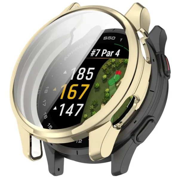 TPU FULL COVER Kryt pre Garmin Approach S50 zlatý
