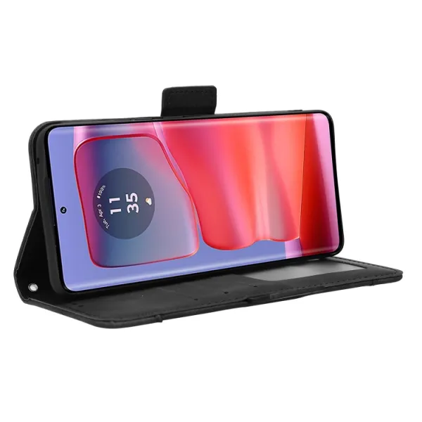 SLOT Peňaženkový obal pre Motorola Edge 50 Pro čierny