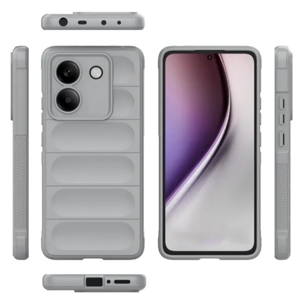 STEPS Ochranný kryt pre Xiaomi Poco M7 Pro 5G svetlošedý
