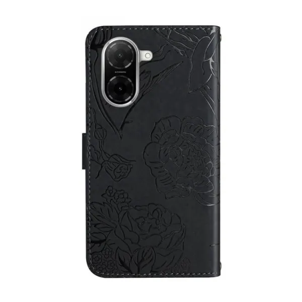 ART BLOSSOM Peňaženkový obal pre Xiaomi Redmi A5 čierny