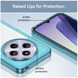 CRYSTAL Ochranný kryt pre Xiaomi Redmi 14C / Poco C75 tyrkysový