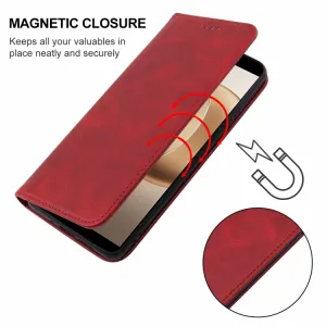 MAGNETIC Zaklápací kryt pre Oukitel WP32 červený