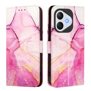 ART MARBLE Peňaženkový kryt pre Honor 400 Lite PINK