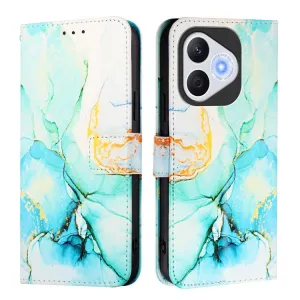 ART MARBLE Peňaženkový kryt pre Honor 400 Lite GREEN