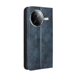 BUSINESS Peňaženkový kryt pre Xiaomi Poco F7 Pro / Poco F7 Ultra modrý