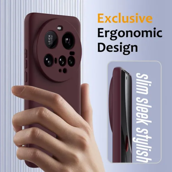 RUBBER MAGSAFE Silikónový kryt pre Xiaomi 15 Ultra PLUM COLOR