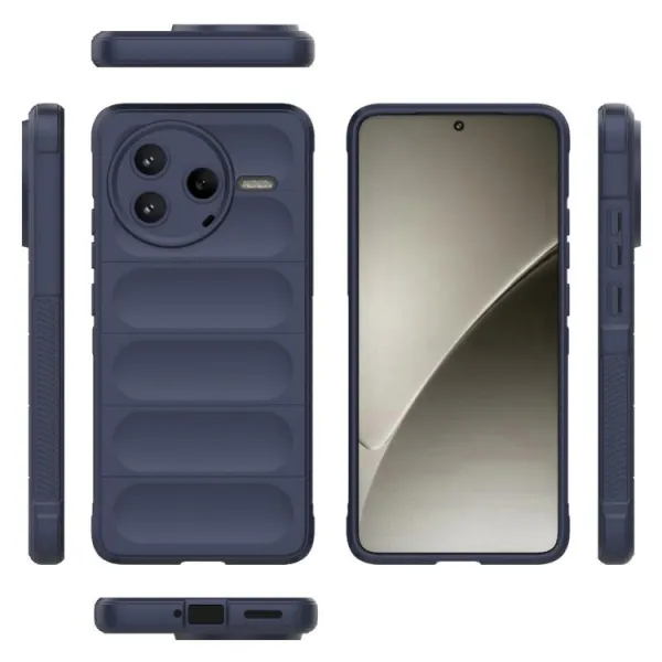 STEPS Ochranný kryt pre Xiaomi Poco F7 Pro tmavomodrý