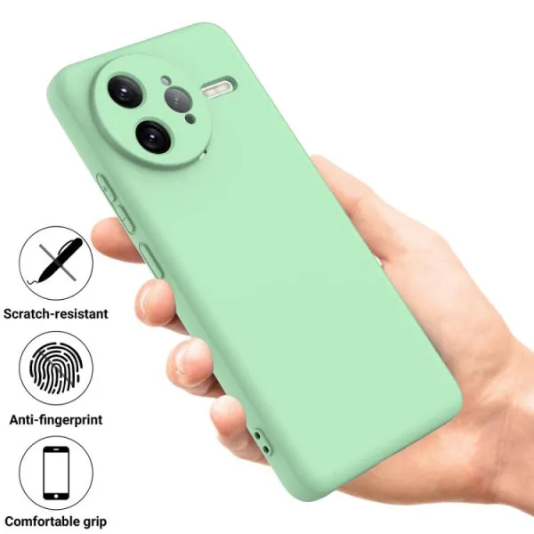 RUBBER Ochranný kryt pre Xiaomi Poco F7 Ultra zelený